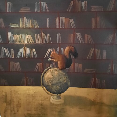 "Everything is relative" by Anja Spagl, Painting for Sale on Singulart