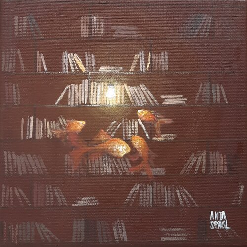 Poissonages 2 di Anja Spagl, Pittura in vendita su Singulart