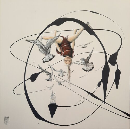 The joy of freedom von Anja Spagl, Malerei kaufen auf Singulart