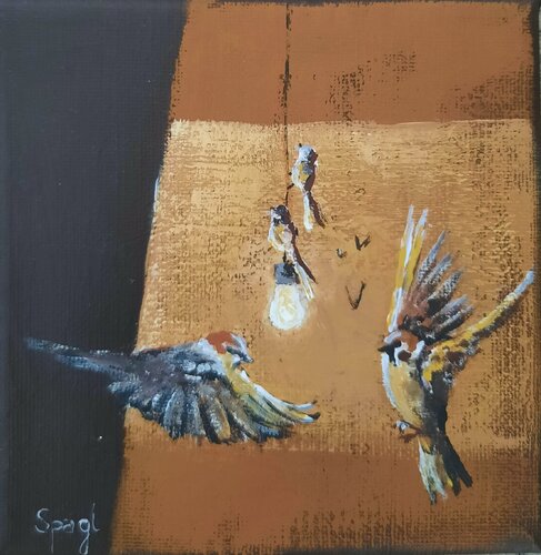 You are my light 2 di Anja Spagl, Pittura in vendita su Singulart
