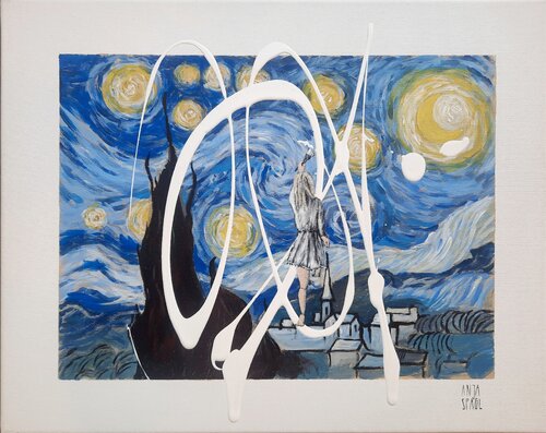 After Van Gogh di Anja Spagl, Pittura in vendita su Singulart