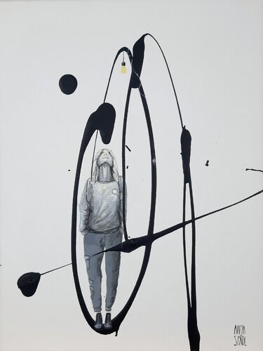 Illuminating the abstract Mind II van Anja Spagl, Schilderij te koop op Singulart