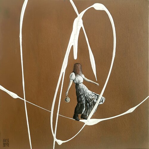 Time is a Feeling by Anja Spagl, Painting for Sale on Singulart