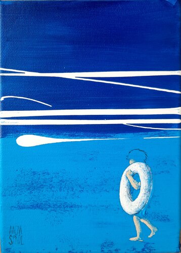 La mer III van Anja Spagl, Schilderij te koop op Singulart