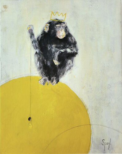 About Contemplation III di Anja Spagl, Pittura in vendita su Singulart