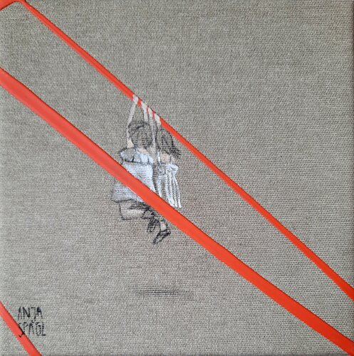 Hang on II van Anja Spagl, Schilderij te koop op Singulart