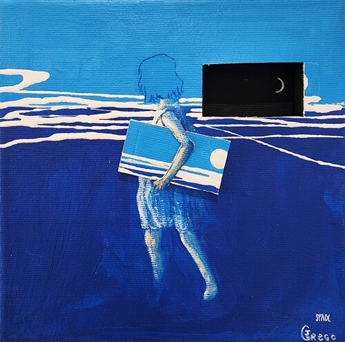 Ho preso il sole van Anja Spagl, Schilderij te koop op Singulart