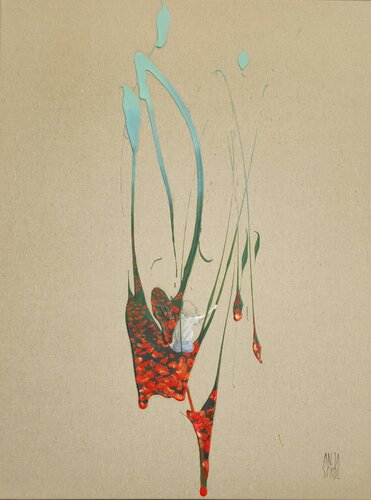 The imaginary Garden by Anja Spagl, 油畫 for Sale on Singulart