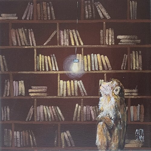 "Monkey Mind" by Anja Spagl, Painting for Sale on Singulart