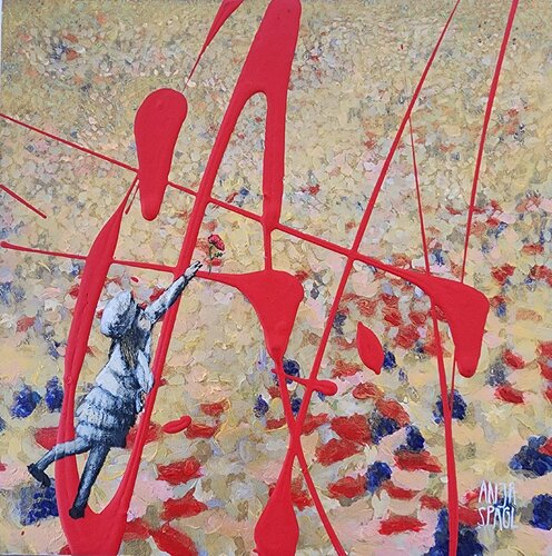 The secret Garden within IV by Anja Spagl, Painting for Sale on Singulart