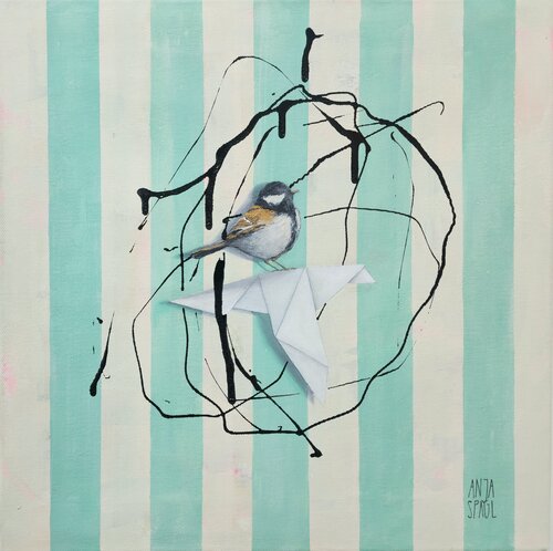 Beyond the Sky di Anja Spagl, Pittura in vendita su Singulart