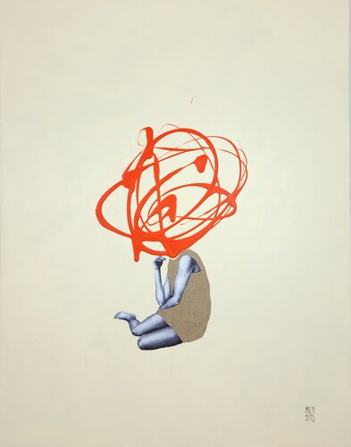 Headspace di Anja Spagl, Pittura in vendita su Singulart