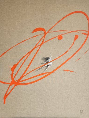 Hold on II by Anja Spagl, Painting for Sale on Singulart