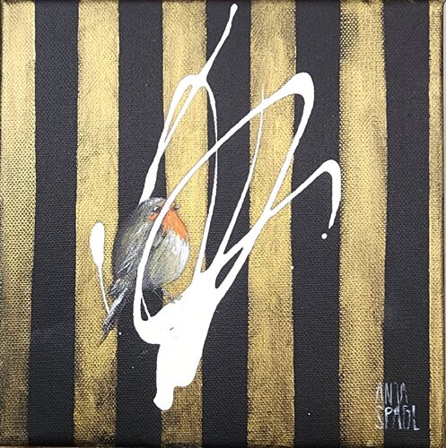 Golden Times by Anja Spagl, Painting for Sale on Singulart