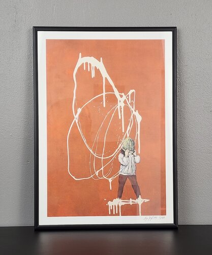 "Leave me in Peace" Limited Edition Print von Anja Spagl, Druck kaufen auf Singulart