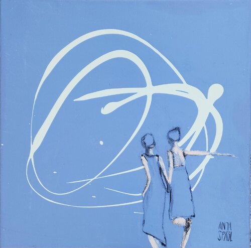 Somehow Foreward de Anja Spagl, Pintura a la venta en Singulart