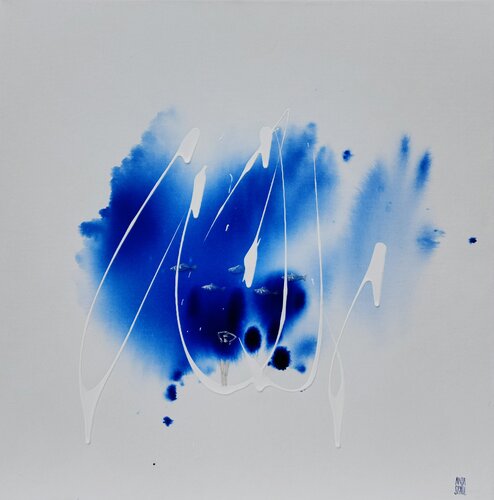 The human mind is like an ocean III by Anja Spagl, 油畫 for Sale on Singulart
