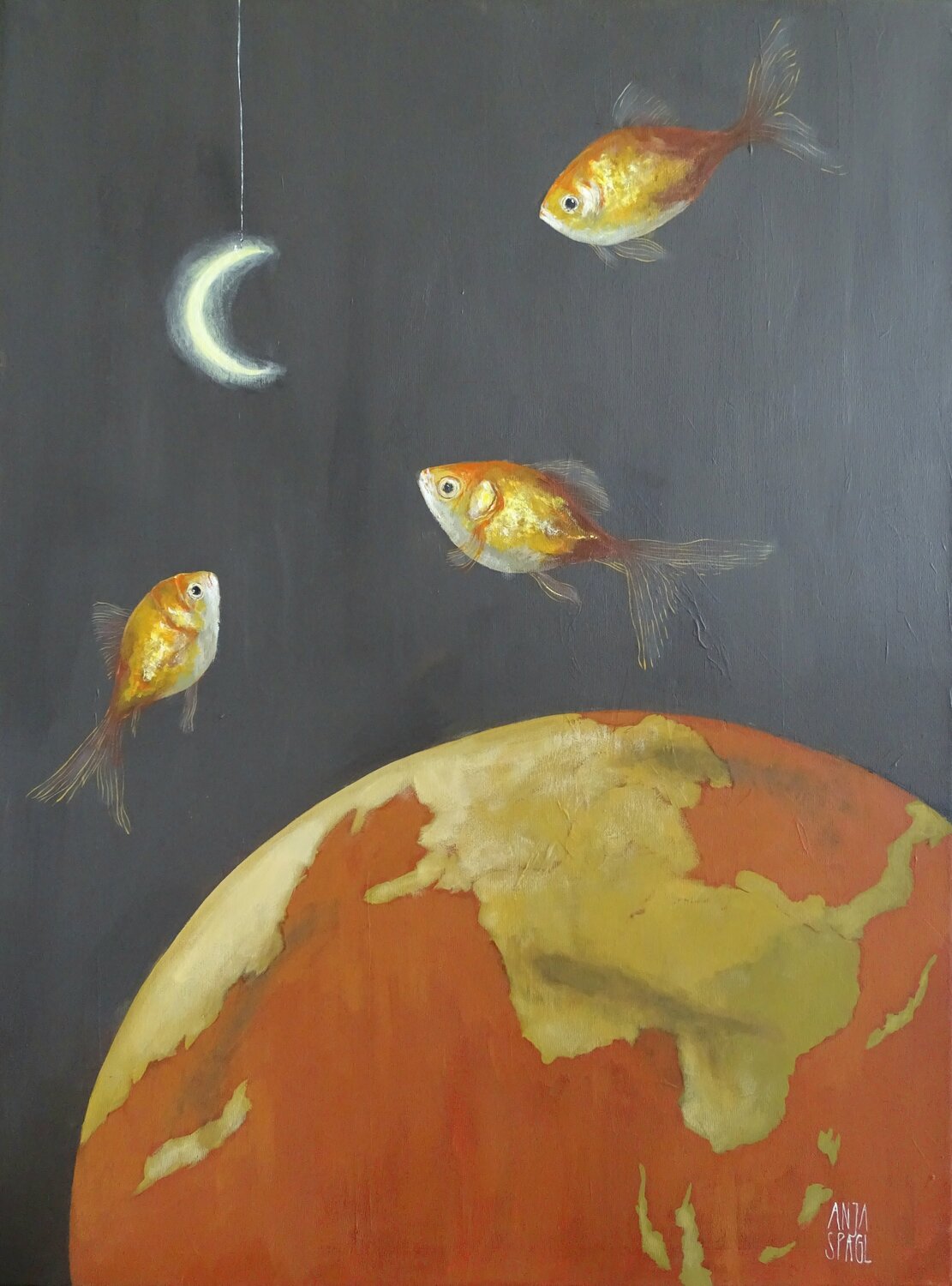 Moonlight shadow in a summer night Anja Spagl