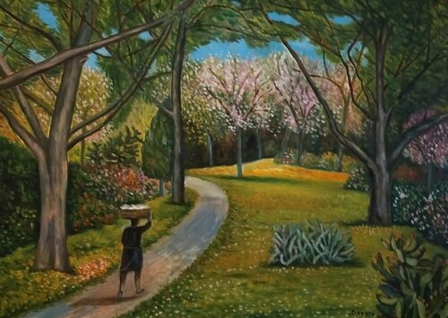 "Bosco a Primavera" by Stefano Donato, Painting for Sale on Singulart