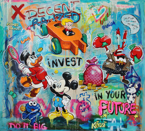 Invest in your Future di Kristin Kossi, Pittura in vendita su Singulart