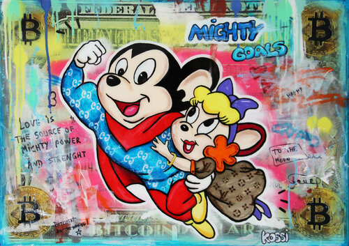 Mighty Goals di Kristin Kossi, Pittura in vendita su Singulart