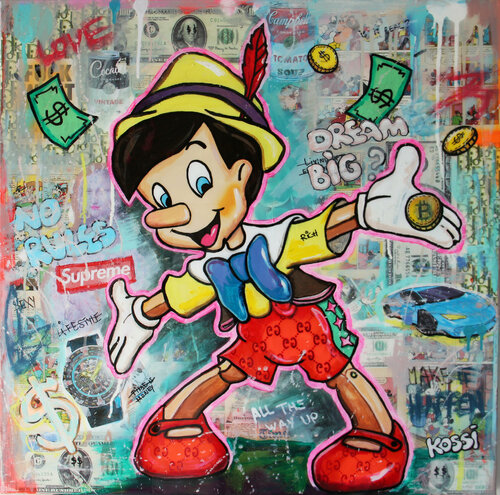 Dream Big di Kristin Kossi, Pittura in vendita su Singulart
