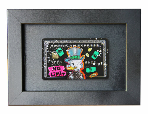 Scrooge No Limit Louis Amex Card  Edition 03 di Kristin Kossi, Pittura in vendita su Singulart
