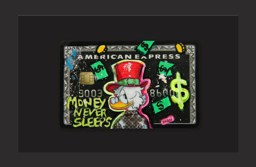 Scrooge Money Never Sleeps  Edition 03 di Kristin Kossi, Pittura in vendita su Singulart