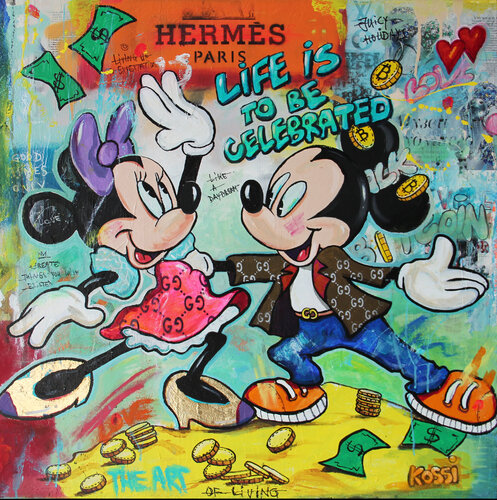 Life is to be celebrated di Kristin Kossi, Pittura in vendita su Singulart