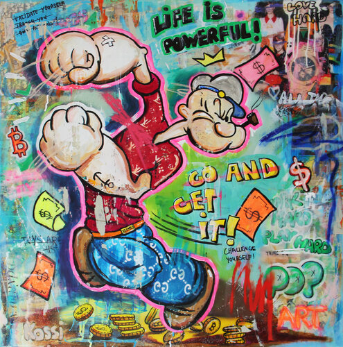 Go and get it! von Kristin Kossi, Malerei kaufen auf Singulart