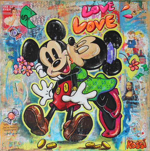 Love Love di Kristin Kossi, Pittura in vendita su Singulart
