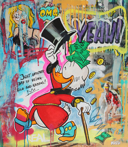 Scrooge Most Wanted von Kristin Kossi, Malerei kaufen auf Singulart
