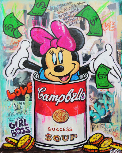 Minnie Success Soup de Kristin Kossi, Pintura a la venta en Singulart