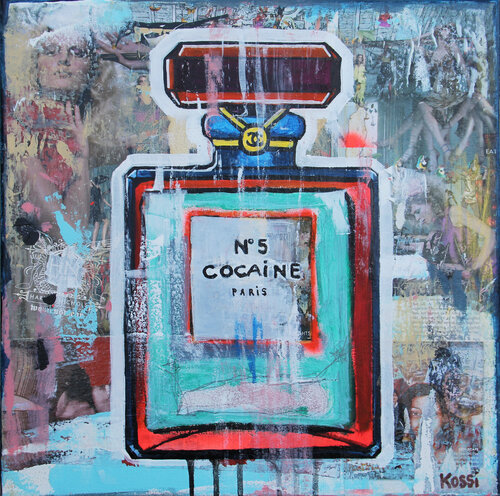 Nr. 5 Cocaine Paris de Kristin Kossi, Pintura a la venta en Singulart