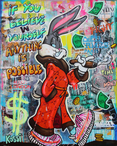 Just believe in yourself di Kristin Kossi, Pittura in vendita su Singulart