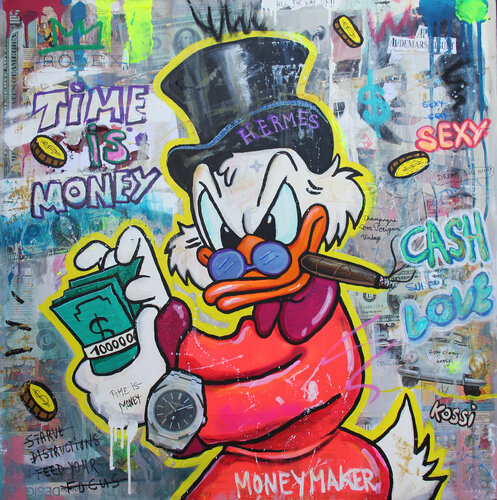 Time is money von Kristin Kossi, Malerei kaufen auf Singulart