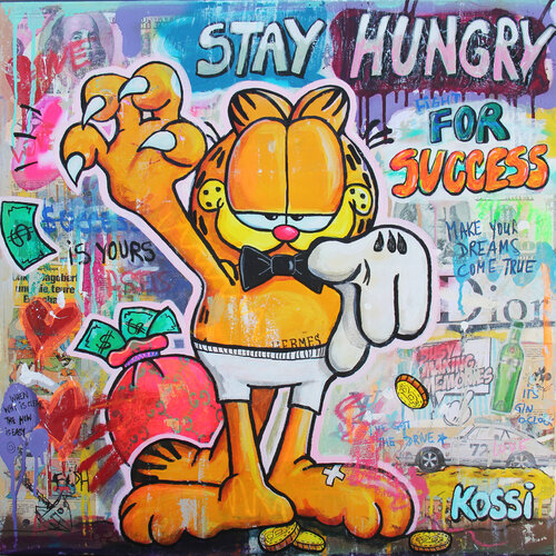 Stay hungry for success van Kristin Kossi, Schilderij te koop op Singulart