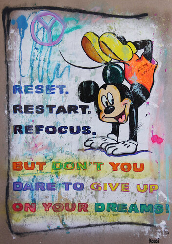 Don`t you dare to give up di Kristin Kossi, Pittura in vendita su Singulart