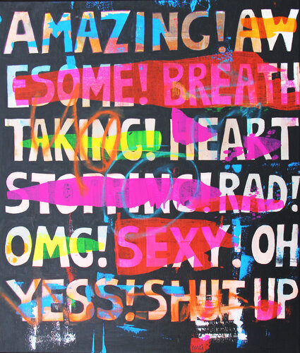 Amazing, Awesome, Breathtaking di Kristin Kossi, Pittura in vendita su Singulart