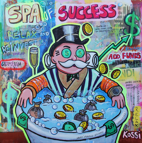 Spa of Success van Kristin Kossi, Schilderij te koop op Singulart