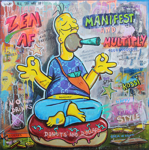Zen AF by Kristin Kossi, 회화 for Sale on Singulart