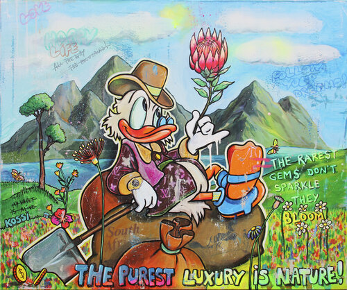 The purest luxury is nature di Kristin Kossi, Pittura in vendita su Singulart