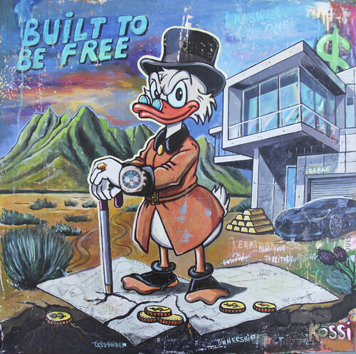 Built to be free (Autonomy) di Kristin Kossi, Pittura in vendita su Singulart