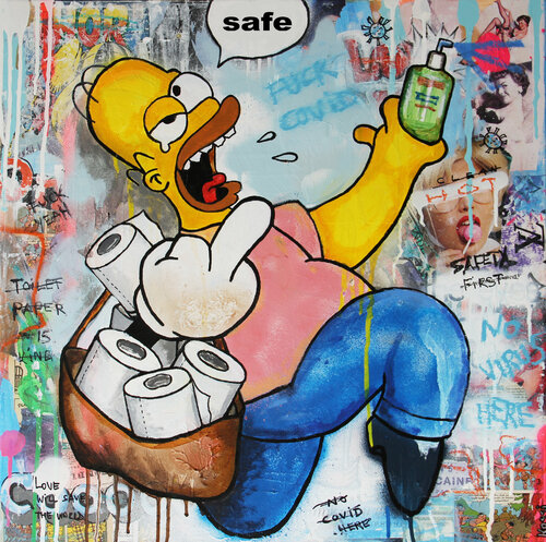 SAFE AF van Kristin Kossi, Schilderij te koop op Singulart