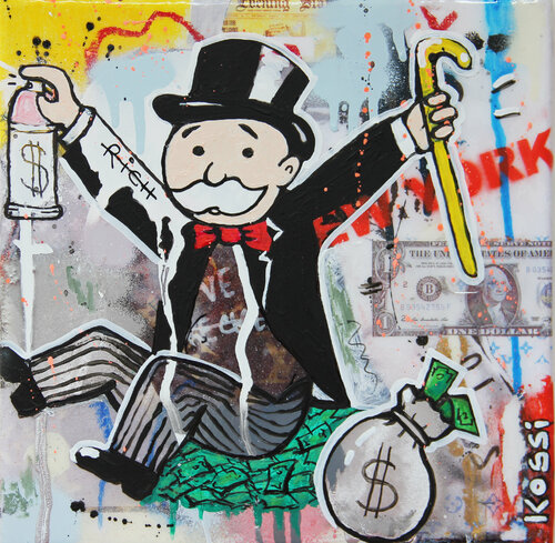 Little Monopoly van Kristin Kossi, Schilderij te koop op Singulart