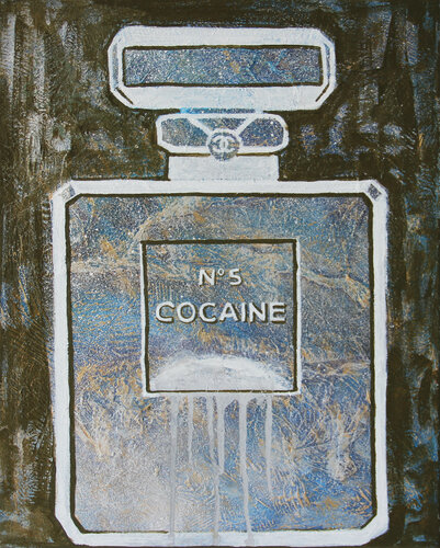 Nr. 5 Organic Cocaine van Kristin Kossi, Schilderij te koop op Singulart