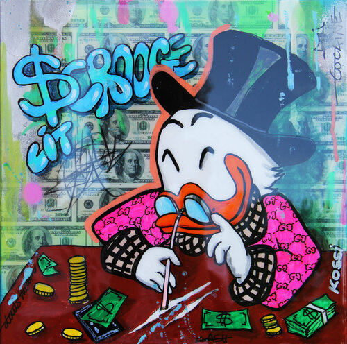 Scrooge Lit di Kristin Kossi, Pittura in vendita su Singulart