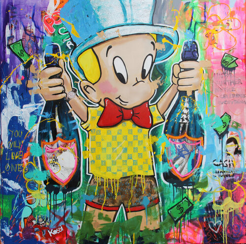 Richie Icon Living van Kristin Kossi, Schilderij te koop op Singulart