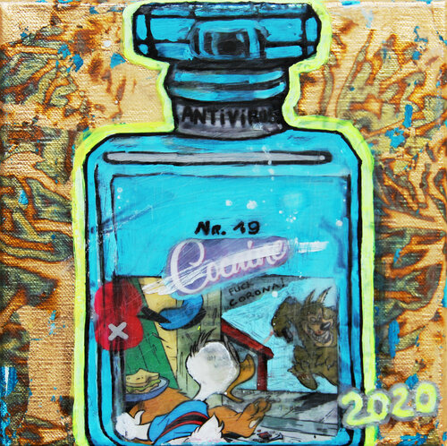 Little 2020 Chanel Pop van Kristin Kossi, Schilderij te koop op Singulart