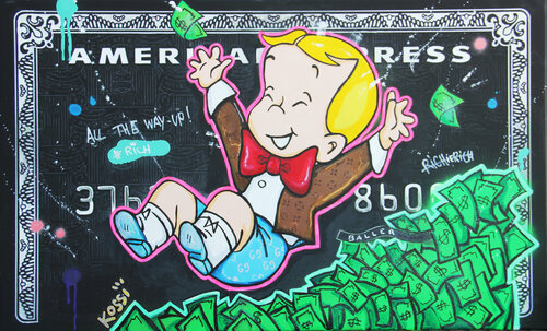 Richie Rich No Limit von Kristin Kossi, Malerei kaufen auf Singulart